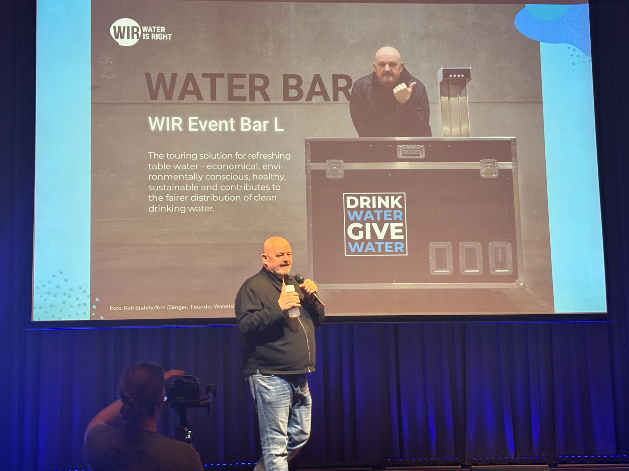 Rolf Stahlhofen, WIR Water Bar Event